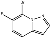 7-溴-6-氟吡唑并[1,5-A]吡啶 结构式