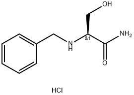 Propanamide, 3-hydroxy-2-[(phenylmethyl)amino]-, monohydrochloride, (S)- (9CI) 结构式