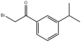 乙酮,2-溴-1-[3-(1-甲基乙基)苯基]- 结构式
