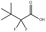 2,2-二氟-3,3-二甲基丁酸 结构式
