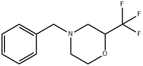 Morpholine, 4-(phenylmethyl)-2-(trifluoromethyl)- 结构式