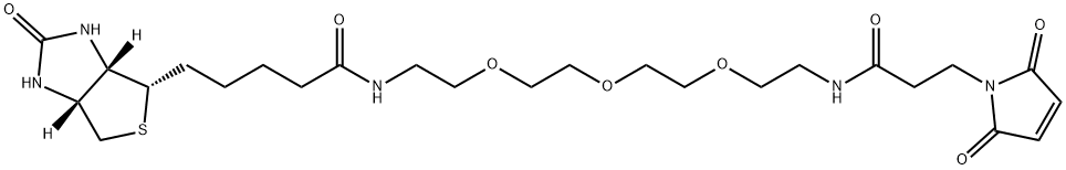 生物素-PEG3-马来酰胺 结构式