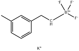 Borate(1-), trifluoro[2-(3-methylphenyl)ethyl]-, potassium (1:1), (T-4)- 结构式