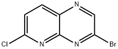 Pyrido[2,3-b]pyrazine, 3-bromo-6-chloro- 结构式