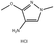 3-甲氧基-1-甲基-1H-吡唑-4-胺盐酸 结构式