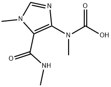 methyl-(1-methyl-5-methylcarbamoyl-1H-imidazol-4-yl)-carbamic acid 结构式