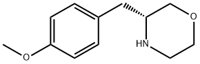 Morpholine, 3-[(4-methoxyphenyl)methyl]-, (3R)- 结构式