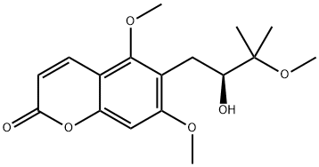 Toddalolactone 3′-O-methyl ether 结构式