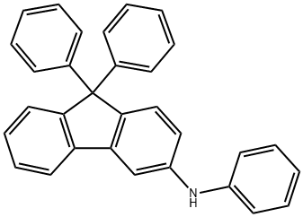N,9,9-三甲基-9H-芴-3-胺 结构式