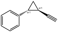 (反式-2-乙基环丙基)苯 结构式