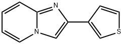 Imidazo[1,2-a]pyridine, 2-(3-thienyl)- 结构式