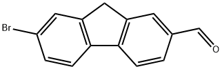 9H-FLUORENE-2-CARBOXALDEHYDE, 7-BROMO- 结构式