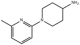 1-(6-甲基吡啶-2-基)哌啶-4-胺 结构式