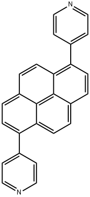 1,6-二(吡啶-4-基)芘 结构式