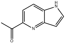 Ethanone, 1-(1H-pyrrolo[3,2-b]pyridin-5-yl)- 结构式