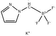 钾三氟[(1H-吡唑-1-基)甲基]BORANUIDE 结构式