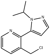 3-(chloromethyl)-2-(1-isopropyl-1H-pyrazol-5-yl)pyridine