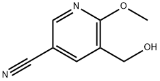 5-(羟甲基)-6-甲氧基烟腈 结构式