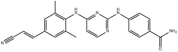 RILPIVIRINE AMIDE 2 杂质 结构式