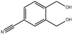 Benzonitrile, 3,4-bis(hydroxymethyl)- 结构式