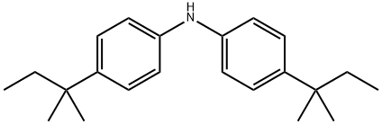 双-(4-叔戊基苯基)-胺 结构式