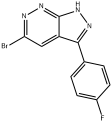 1H-Pyrazolo[3,4-c]pyridazine, 5-bromo-3-(4-fluorophenyl)-