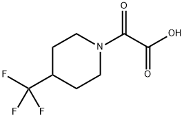 2-氧代-2-[4-(三氟甲基)哌啶-1-基]乙酸 结构式
