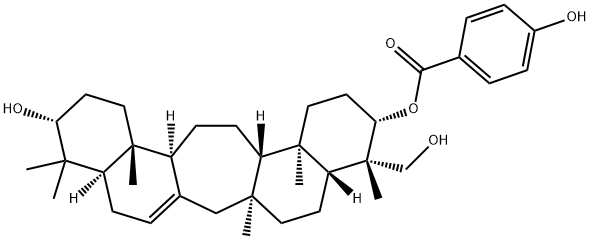 3-O-(p-Hydroxybenzoyl)serratriol 结构式