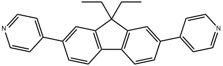 2,7-BIS(4-PYRIDYL)-9,9-DIETHYLFLUORENE 结构式
