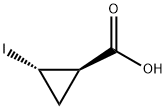 Cyclopropanecarboxylic acid,2-iodo-,(1R,2S)- 结构式