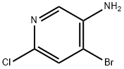 4-溴-6-氯吡啶-3-胺 结构式
