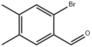 2-溴-4,5-二甲基苯甲醛 结构式