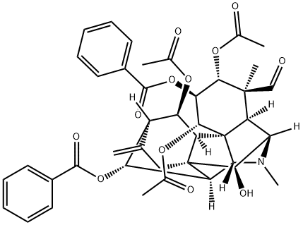 翠雀花定 结构式