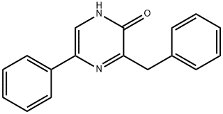 2(1H)-Pyrazinone, 5-phenyl-3-(phenylmethyl)- 结构式