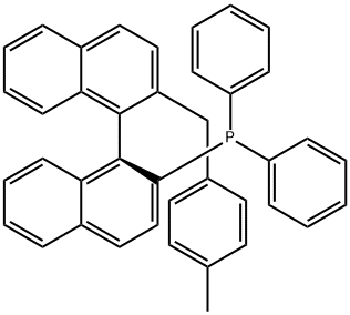 (S)-[2'-(4-甲基苄基)-[1,1'-联萘]-2-基]二苯基膦 结构式