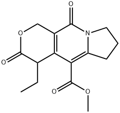 4-乙基-3,10-二氧代-3,4,6,7,8,10-六氢1H-吡喃并[3,4-F]中氮茚-5-羧酸甲酯 结构式