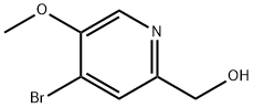 (4-溴-5-甲氧基吡啶-2-基)甲醇 结构式