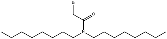 Acetamide, 2-bromo-N,N-dioctyl- 结构式