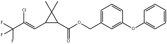 三氟氯氰菊酯杂质4 结构式