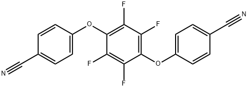 4,4'-((全氟-1,4-亚苯基)双(氧基))二苯甲腈 结构式