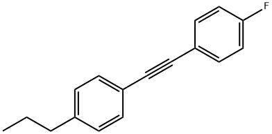 Benzene, 1-[(4-fluorophenyl)ethynyl]-4-propyl- 结构式