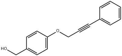 {4-[(3-phenylprop-2-yn-1-yl)oxy]phenyl}methanol 结构式