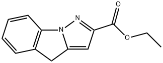 4H-吡唑并[1,5-A]吲哚-2-甲酸乙酯 结构式