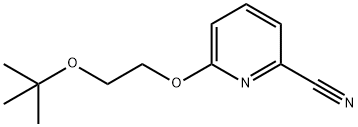 6-(2-(叔丁氧基)乙氧基)吡啶甲腈 结构式