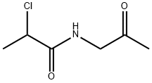 2-chloro-N-(2-oxopropyl)propanamide 结构式
