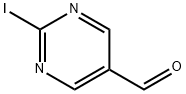 2-碘嘧啶-5-甲醛 结构式