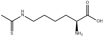 NE-硫代乙酰-L-赖氨酸 盐酸盐 结构式