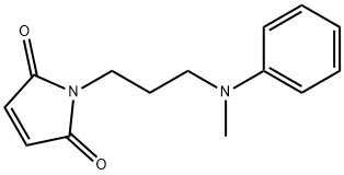 1-(3-(甲基(苯基)氨基)丙基)-1H-吡咯-2,5-二酮 结构式