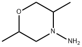 4-Morpholinamine, 2,5-dimethyl- 结构式