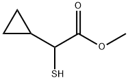 2-环丙基-2-硫烷基乙酸甲酯 结构式